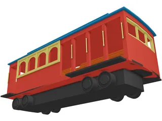 Streetcar San Francisco 3D Model preview