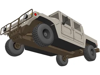 Hummer H1 3D Model preview