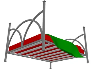 Bed 3D Model preview