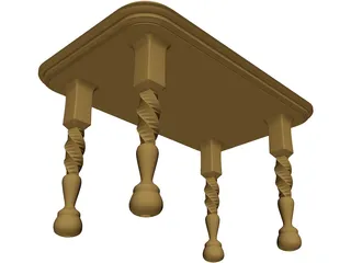Table 3D Model preview