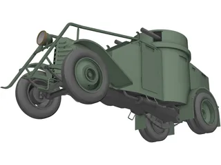 Lancia LZM 3D Model preview