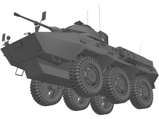 Mowag Piranha 3D Model preview