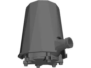 Water Meter 3D Model preview