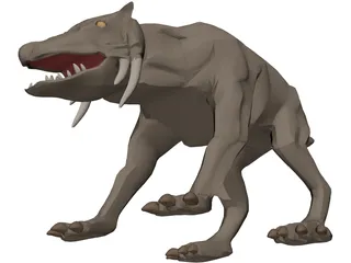 Mr. Tusker Abnormal Creature 3D Model preview