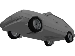 VAZ 21093 Lada Samara 3D Model preview
