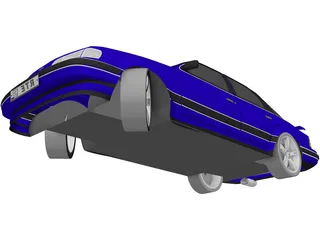 Ford Scorpio 3D Model preview