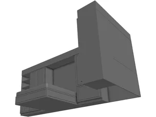 Wall Bed System 3D Model preview