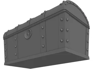 Treasure Chest 3D Model preview