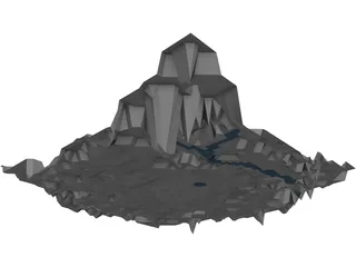 City Middle Age 3D Model preview