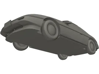 Pontiac Fiero GT 3D Model preview