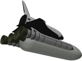 Space Shuttle Buran [+Energia] 3D Model preview