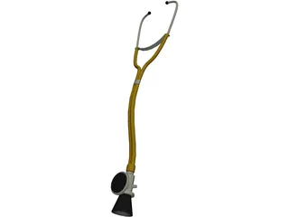 Stethoscope 3D Model preview