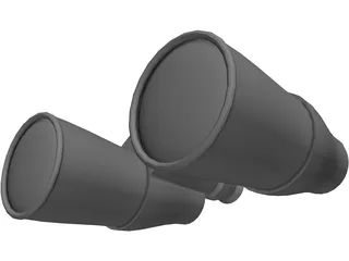 Binoculars 3D Model preview