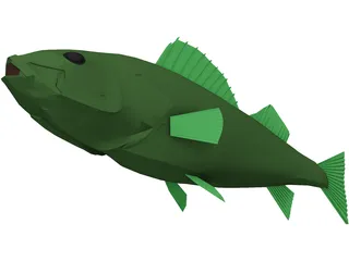Walleye 3D Model preview