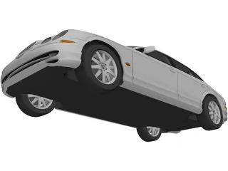 Jaguar S-Type (1998) 3D Model preview