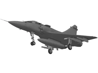 Dassault Mirage 2000 3D Model preview