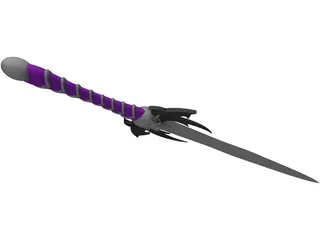 Sword Skull 3D Model preview