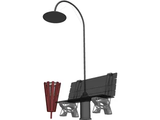 Fancy Post 3D Model preview