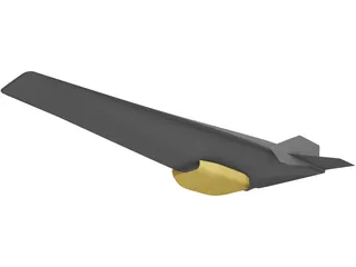 NASA X-43 3D Model preview