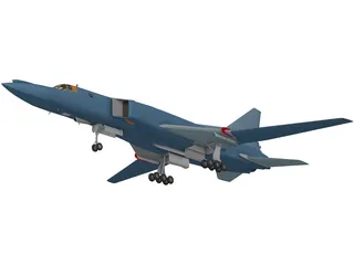 Tupolev Tu-22 Blinder 3D Model preview