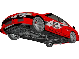 Mitsubishi Lancer Evolution IX MR 3D Model preview
