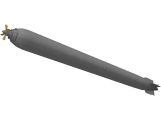 Torpedo 3D Model preview