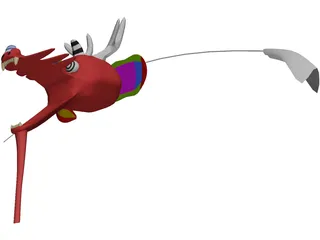 Dragon Kite 3D Model preview