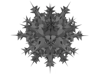 Snowflake 3D Model preview