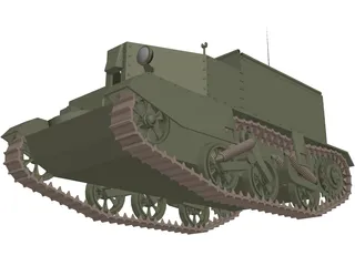 Universal (Bren Gun) Carrier 3D Model preview
