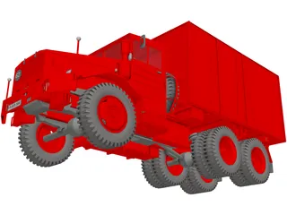 Farm Truck L912 3D Model preview