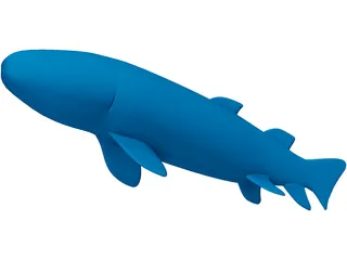 Quastenflosser 3D Model preview