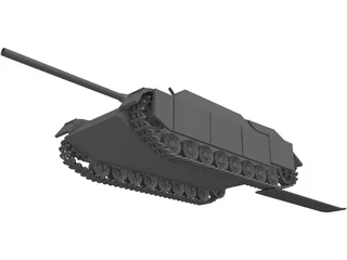 Jagdpanzer IV 3D Model preview