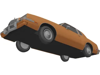 Pontiac Grand Prix (1985) 3D Model preview