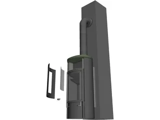 Oven Modern 3D Model preview