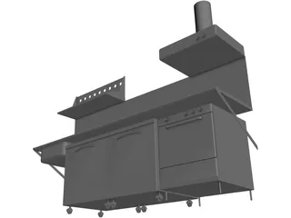Kitchen 3D Model preview