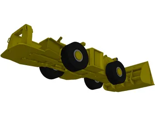 Shovel Loader 3D Model preview
