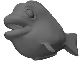 Fat Fish 3D Model preview
