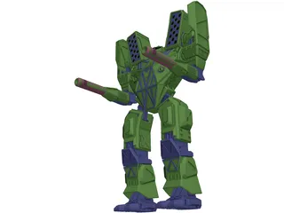 Mauler Battletech 3D Model preview