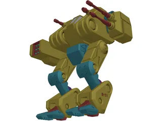 Thanatos Battletech 3D Model preview