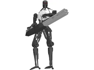 T-800A Dark Hunter 3D Model preview