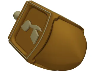 Dreidel 3D Model preview