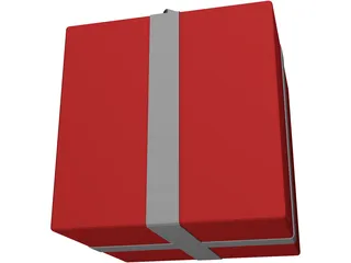 Present Box 3D Model preview