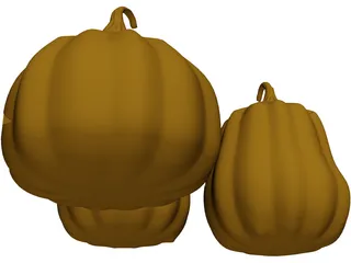 Jack O Lanterns 3D Model preview