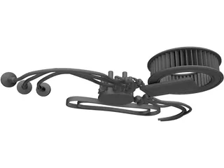 Auto Parts 3D Model preview