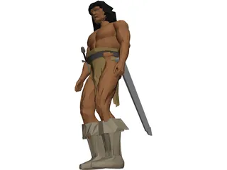 Conan the Barbarian 3D Model preview