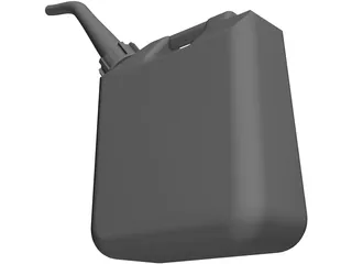 General 20L Gas Can 3D Model preview