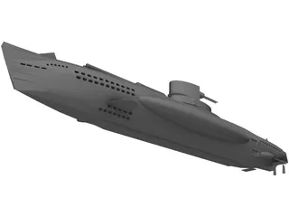 U-998 3D Model preview