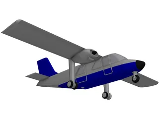Britten Norman Islander/Defender 3D Model preview