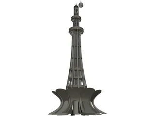 Minar-e-Pakistan 3D Model preview