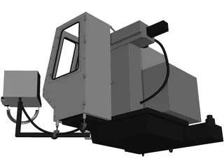 Milling Machine VHF-680 3D Model preview